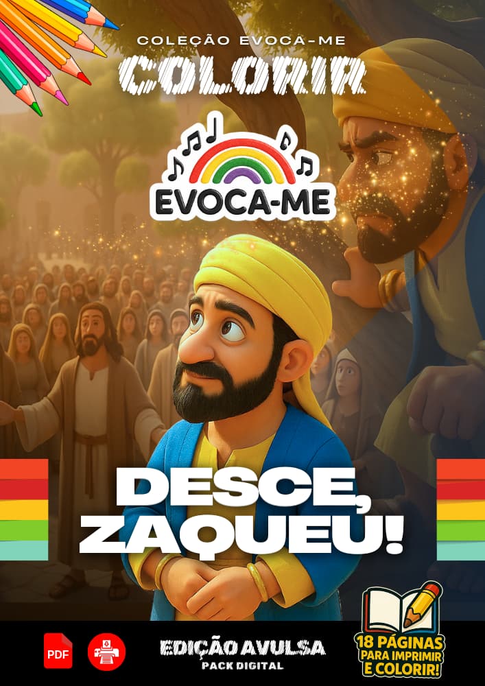 Pack Avulso - DESCE, ZAQUEU! (18 desenhos)