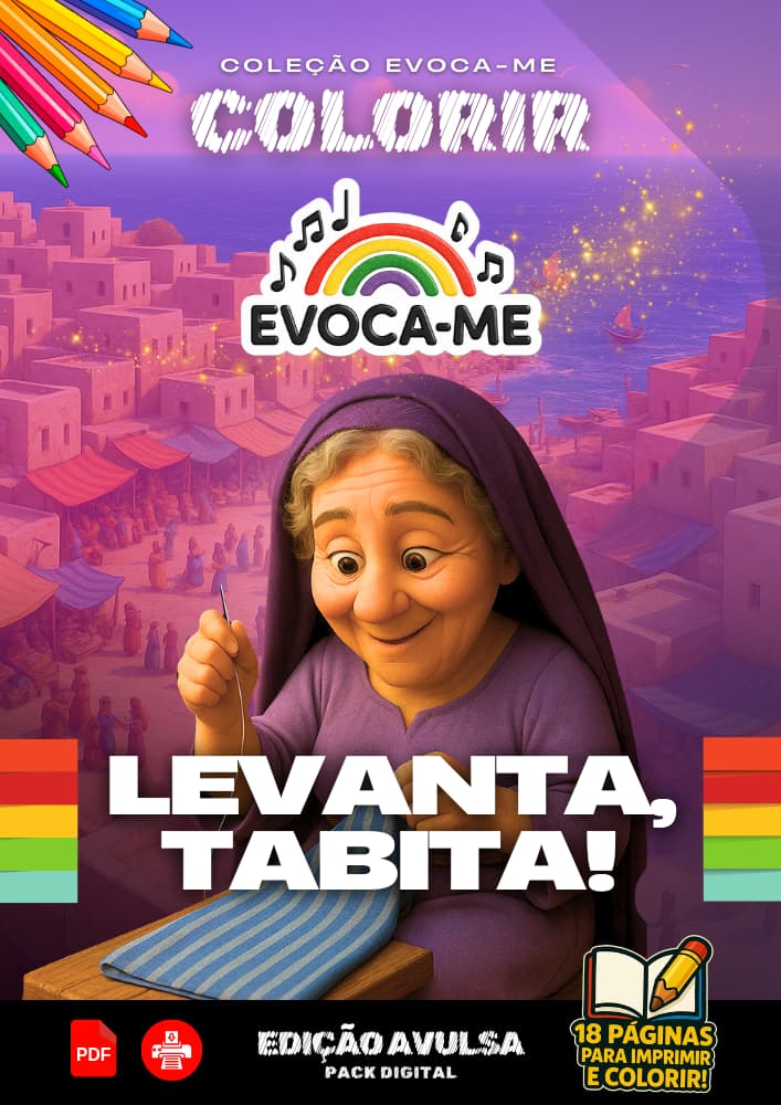 Pack Avulso – LEVANTA, TABITA! (18 desenhos)