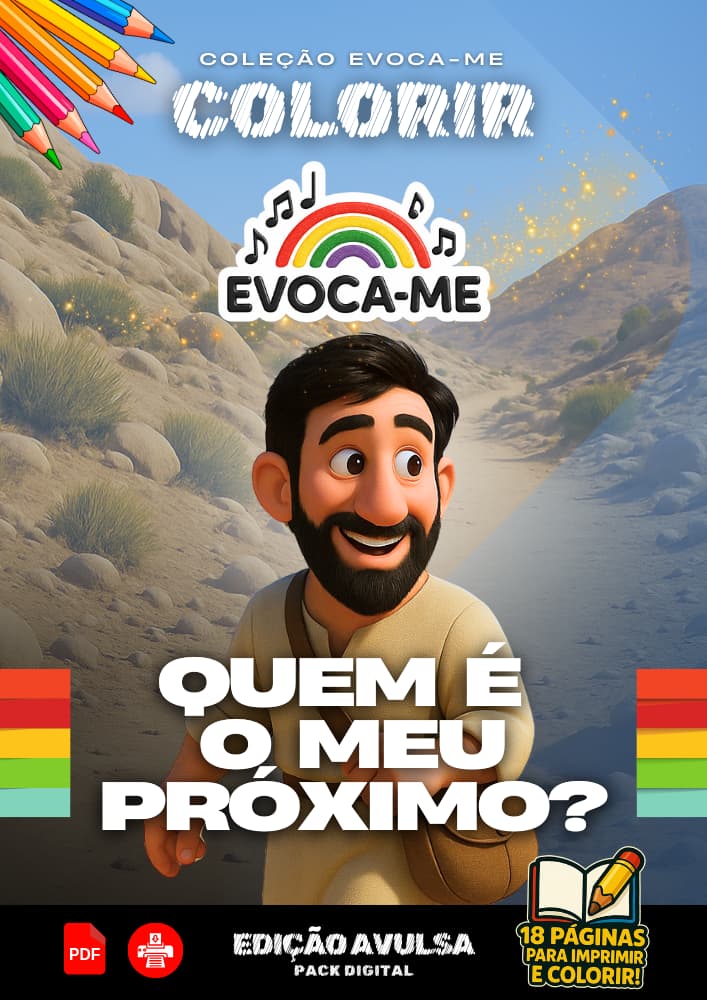 Pack Avulso – QUEM É O MEU PRÓXIMO? (18 desenhos)